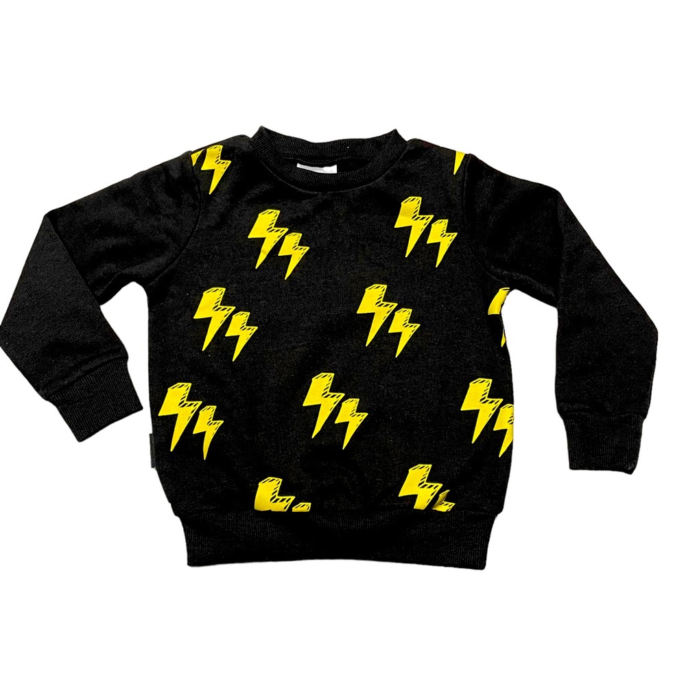 DOT Australia Kids Toddler Lightning
Bolt Pullover Sweater Buck Sz 3T